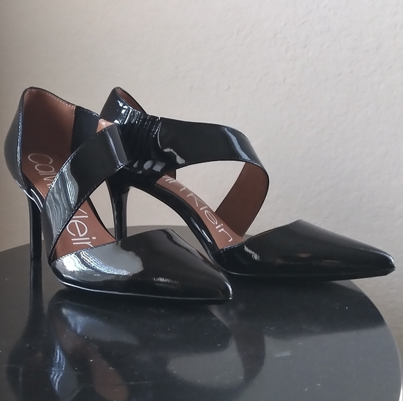 Calvin Klein Gellar leather Dress heels - Picture 4 of 16